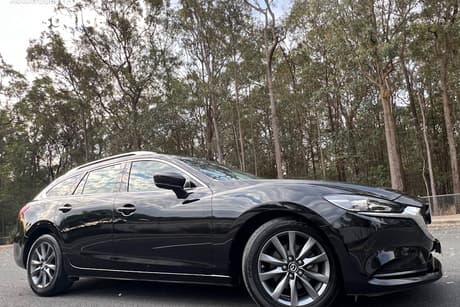 Black 2019 Mazda 6 Wagon Sport