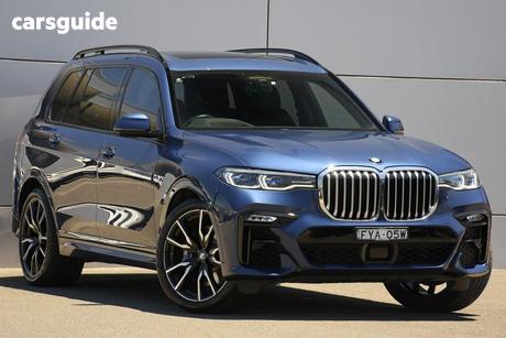 Blue 2020 BMW X7 Wagon Xdrive30D
