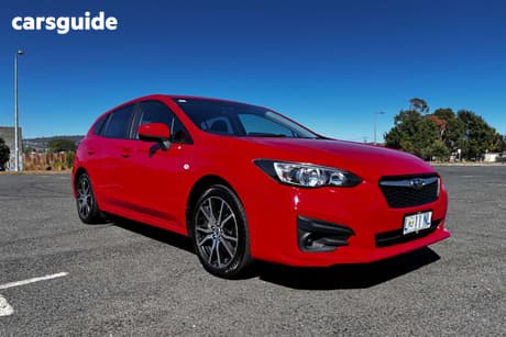 Red 2018 Subaru Impreza Hatchback 2.0I (Awd)