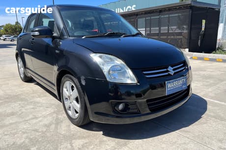 Black 2009 Suzuki Swift Hatchback S