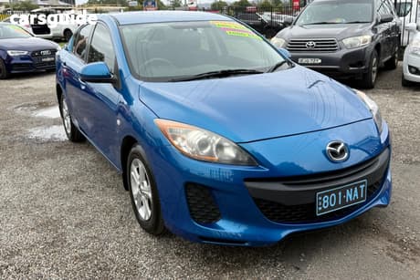 Blue 2013 Mazda 3 Sedan Neo