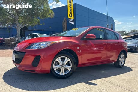Red 2012 Mazda 3 Hatchback Neo