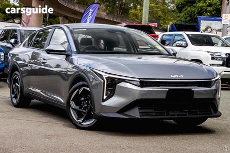 Grey 2025 Kia K4 Sedan Sport