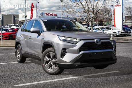 Silver 2022 Toyota RAV4 Wagon Gx (2Wd) Hybrid