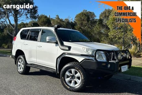 White 2011 Toyota Landcruiser Prado Wagon Gxl (4X4)