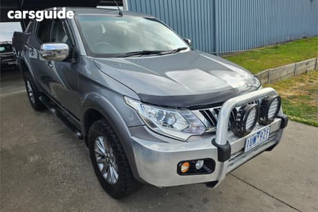 Grey 2016 Mitsubishi Triton Dual Cab Utility Gls (4X4)