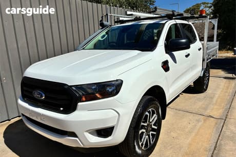 White 2020 Ford Ranger Double Cab Chassis Xl 3.2 (4X4)