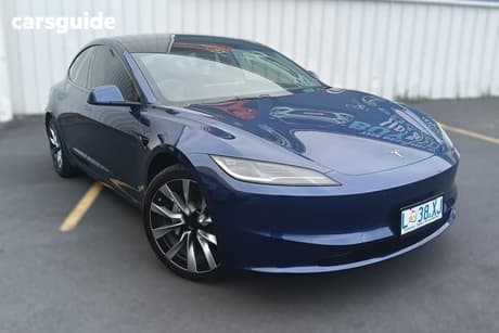 Blue 2024 Tesla Model 3 Sedan Rear-Wheel Drive