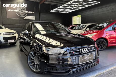 Black 2014 Audi S3 Hatchback Sportback 2.0 Tfsi Quattro