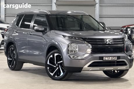 Grey 2022 Mitsubishi Outlander Wagon Aspire 7 Seat (2Wd)