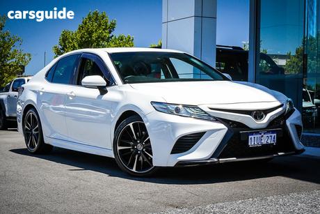 White 2018 Toyota Camry Sedan Sx V6
