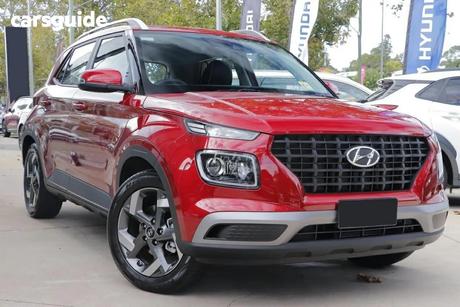 Red 2025 Hyundai Venue Wagon Active