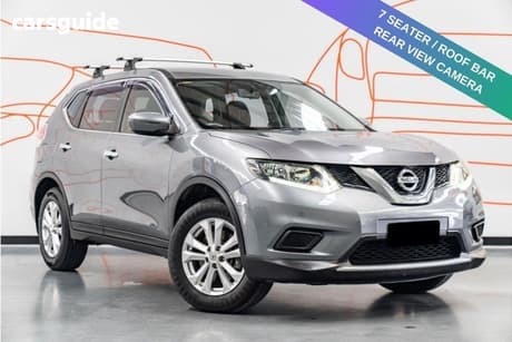 Grey 2015 Nissan X-Trail Wagon St 7 Seat (Fwd)
