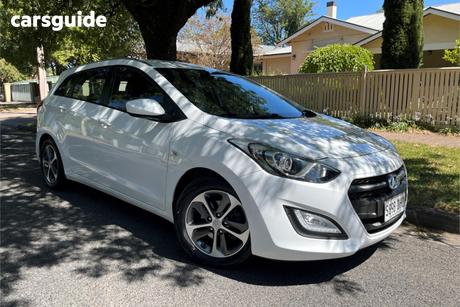 White 2015 Hyundai I30 Wagon Tourer Active 1.6 Crdi