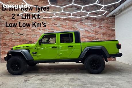 Green 2021 Jeep Gladiator Dual Cab Utility Rubicon (4X4)