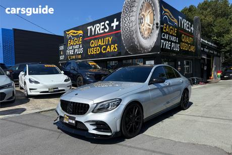 Silver 2019 Mercedes-Benz C200 Sedan Eq (Hybrid)