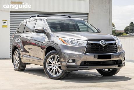 Grey 2014 Toyota Kluger Wagon Grande (4X4)