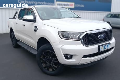 White 2021 Ford Ranger Double Cab Pick Up Xlt 2.0 (4X4)