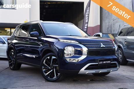 Blue 2022 Mitsubishi Outlander Wagon Aspire 7 Seat (2Wd)