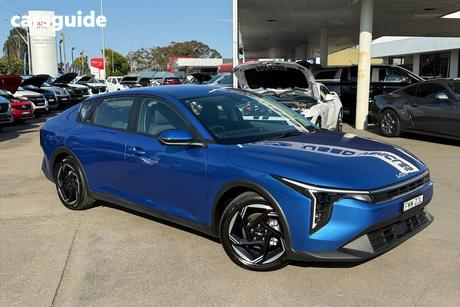 Blue 2024 Kia K4 Sedan Sport