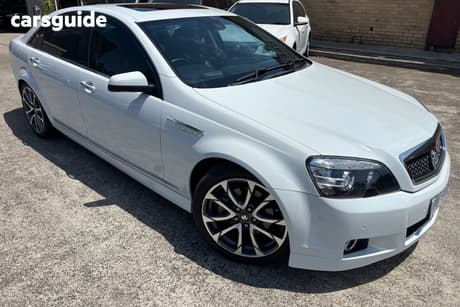 White 2016 Holden Caprice Sedan V