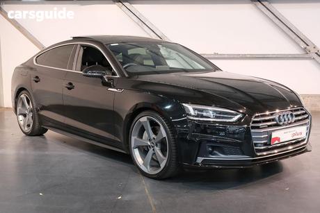 Black 2019 Audi A5 Sportback 45 Tfsi Quattro S Tronic Sport