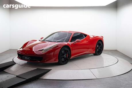 Red 2010 Ferrari 458 Italia Coupe F142 R
