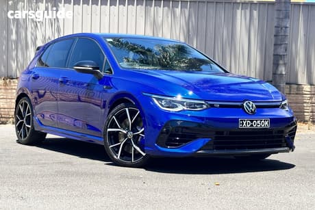 Blue 2022 Volkswagen Golf Hatchback R 4Motion