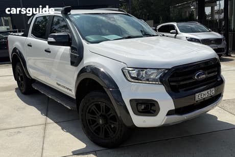 White 2019 Ford Ranger Double Cab Pick Up Wildtrak 2.0 (4X4)