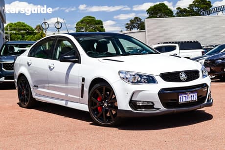 White 2017 Holden Commodore Sedan Ss-V Redline