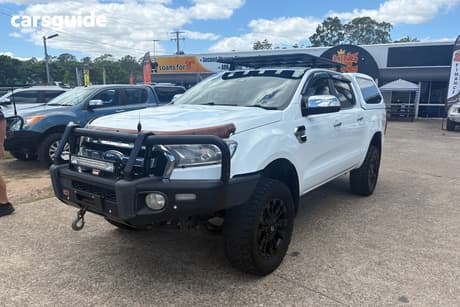 White 2018 Ford Ranger Dual Cab Utility Xlt 3.2 (4X4)