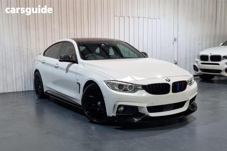White 2016 BMW 430I Coupe Gran Coupe M Sport