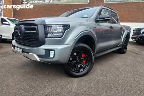 Grey 2025 GWM Cannon Alpha Dual Cab Utility Ultra Phev (4X4)