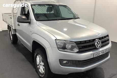 Silver 2014 Volkswagen Amarok Cab Chassis Tdi420 (4X4)