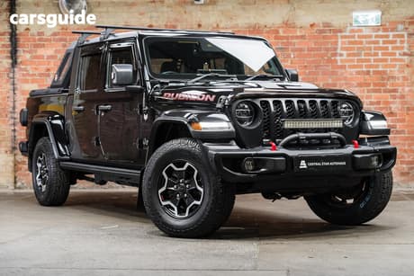 Black 2020 Jeep Gladiator Dual Cab Utility Rubicon (4X4)