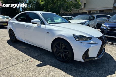 White 2018 Lexus IS350 Sedan F Sport