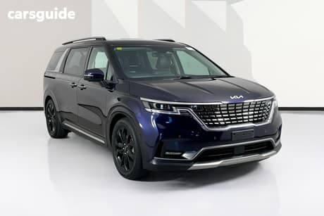 Blue 2022 Kia Carnival Wagon Platinum