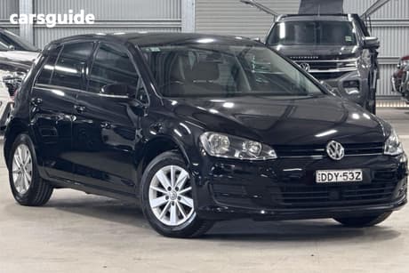 Black 2015 Volkswagen Golf Hatchback 92 Tsi Trendline