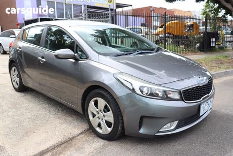 Grey 2018 Kia Cerato Hatchback S