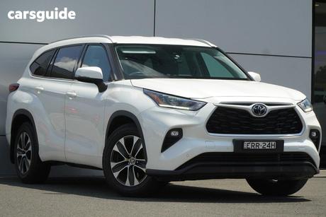 White 2021 Toyota Kluger Wagon Gxl 2Wd