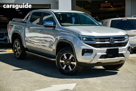 Silver 2025 Volkswagen Amarok Dual Cab Utility Style Tdi500 4Motion Tray