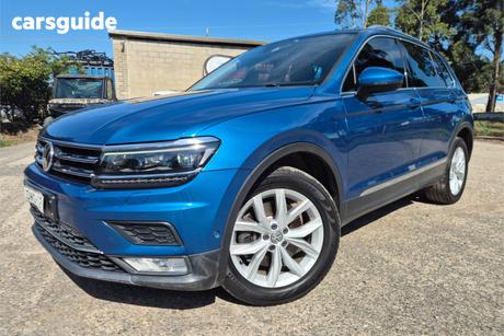 Blue 2016 Volkswagen Tiguan Wagon 140 Tdi Highline