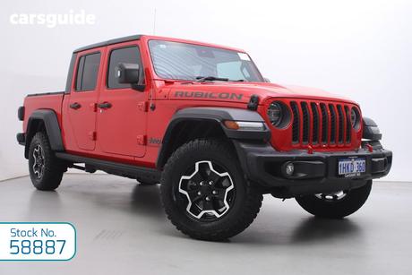 Red 2021 Jeep Gladiator Dual Cab Utility Rubicon (4X4)