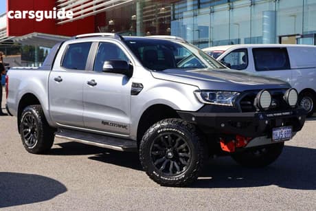 Silver 2021 Ford Ranger Double Cab Pick Up Wildtrak 2.0 (4X4)