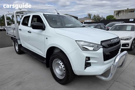 White 2021 Isuzu D-MAX Crew Cab Chassis Sx (4X2)