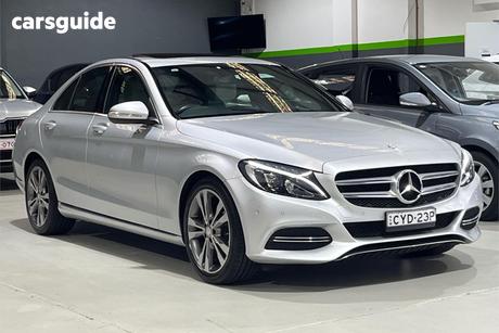 Silver 2015 Mercedes-Benz C200 Sedan