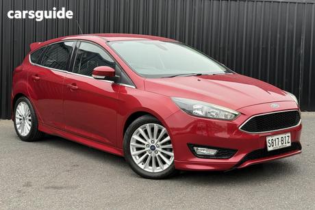 Red 2015 Ford Focus Hatchback Sport