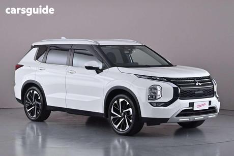 White 2022 Mitsubishi Outlander Wagon Aspire 7 Seat (Awd)