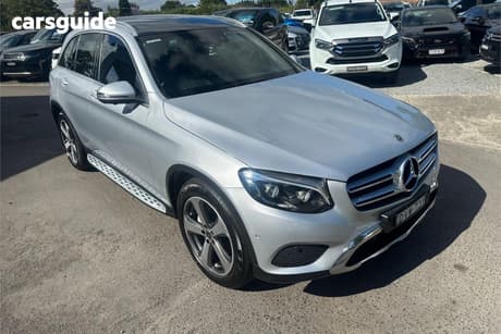 Silver 2018 Mercedes-Benz GLC220 Wagon D