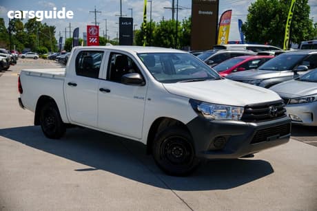 White 2022 Toyota Hilux Double Cab Pick Up Workmate (4X2)